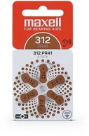 Baterie i akcesoria - MAXELL BATTERY ZINK AIR PR41 312 ZINK AIR 6PK BLISTER 790421.00.EU - miniaturka - grafika 1