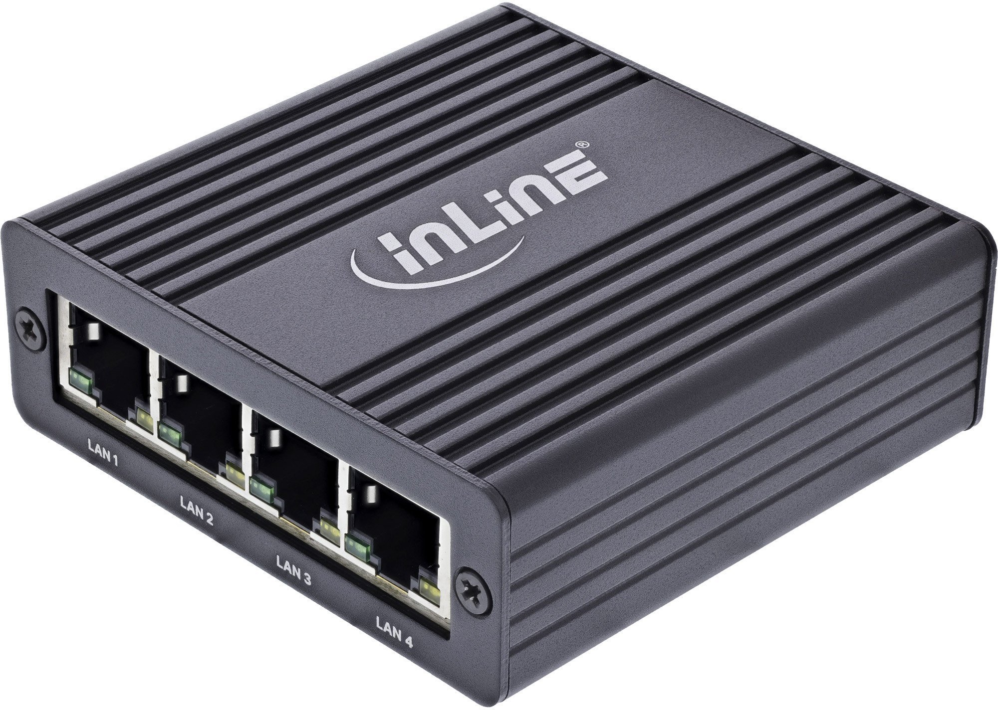 InLine USB-A 3.2 Gen.1 do 4x RJ45 Gigabit Ethernet Adapter