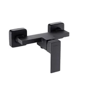 Baterie wannowe i prysznicowe - Valvex Bateria prysznicowa Italy czarna - miniaturka - grafika 1