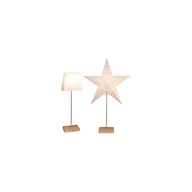 Lampy pozostałe - Jasnoróżowe dekoracje świetlne ze świątecznym motywem  zestaw 2 szt. Combi-Pack – Star Trading - miniaturka - grafika 1
