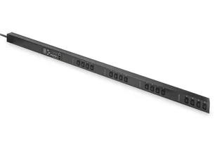 Digitus Smart PDU, monitorowanie na wyjściu, 16 A, 1-fazowy, 16 x C13 - Rozgałęźniki - miniaturka - grafika 1