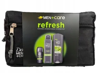 DOVE MEN REFRESH Zestaw kosmetyków dla mężczyzn żel+deo+roll on+kosmetyczka - Zestawy kosmetyków męskich - miniaturka - grafika 1