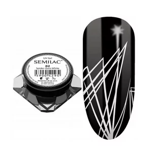 Semilac żel do zdobień SPIDER GUM biały - 02 WHITE 59004295 - Żele do paznokci - miniaturka - grafika 1