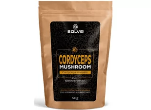 Cordyceps (Cordyceps Sinensis) 10:1 MUSHROOM POWDER 50G Solve Labs - Suplementy diety - miniaturka - grafika 1