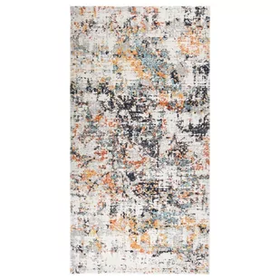 vidaXL Dywan zewnętrzny o płaskim splocie, 80x150 cm, wielokolorowy vidaXL - Dywany zewnętrzne - miniaturka - grafika 1
