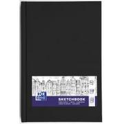 Przybory szkolne - Oxford Szkicownik SKETCHBOOK szyty A6 96k 100g czarny 400152626 OXFORD bl 1152015 - miniaturka - grafika 1