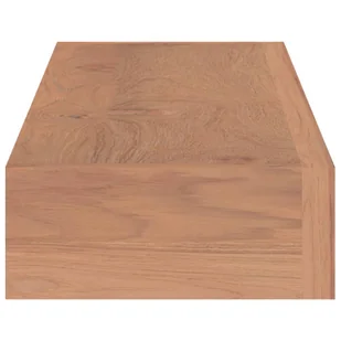 Lumarko Półki ścienne, 2 szt., 90x15x6 cm, lite drewno tekowe - Półki do salonu - miniaturka - grafika 6