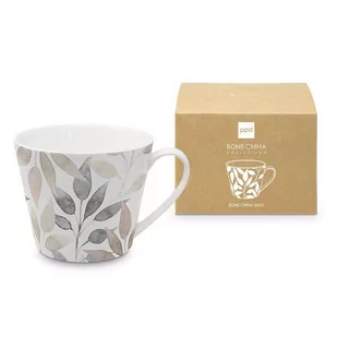 Liście Skandynawskie Kubek Porcelanowy 400 ml - Kubki - miniaturka - grafika 1
