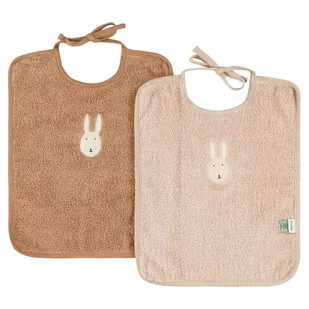 Śliniaki XL 2-pack - Aura Królik Trixie Baby - Śliniaki i fartuszki - miniaturka - grafika 1
