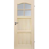 Drzwi wewnętrzne - Skrzydło drzwiowe TRYPLET 4S 70L z szybą hartowaną - miniaturka - grafika 1