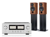Zestawy stereo - Luxman L-505Z (srebrny) + Response D Two R (mahoń) - miniaturka - grafika 1