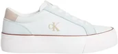 Koszulki i topy damskie - Calvin Klein Jeans Damska koszulka Vulc Flatform Mg Nylon Mix Yw0yw01896 Low Top, Niebieski żagiel Oxford Tan, 5 - miniaturka - grafika 1