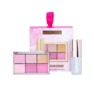 Zestawy kosmetyków damskich - MAKEUP REVOLUTION MINI SOFT GLAM HEROES ZESTAW PREZENTOWY - miniaturka - grafika 1