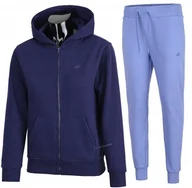 Spodnie sportowe damskie - 4F DAMSKI DRES BAWEĹNA KOMPLET BLUZA SPODNIE / rozm S - miniaturka - grafika 1