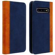 Etui i futerały do telefonów - Samsung Galaxy S10 Folio Case Storage Card Stojak wideo Ciemnoniebieski - miniaturka - grafika 1