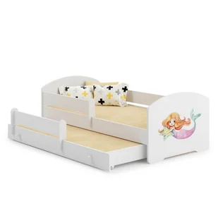 Łóżko podwójne LUK 160x80 Syrenka - Łóżka dla dzieci i młodzieży - miniaturka - grafika 1