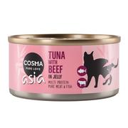 Mokra karma dla kotów - Cosma Asia w galarecie, 6 x 170 g - Tuńczyk z wołowiną | Darmowa dostawa na start - miniaturka - grafika 1