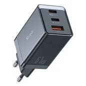 Ładowarki do telefonów - Ładowarka sieciowa GaN Mcdodo CH-1541, 2x USB-C, 1x USB, 67W (czarna) - miniaturka - grafika 1