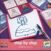 Zabawki kreatywne - Djeco Eduludo Krok po kroku Josephine - miniaturka - grafika 1