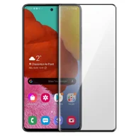 Szkła hartowane na telefon - Zabezpieczenie ekranu ze szkła hartowanego do Samsunga Galaxy A51 Fazowane czarne krawędzie - miniaturka - grafika 1