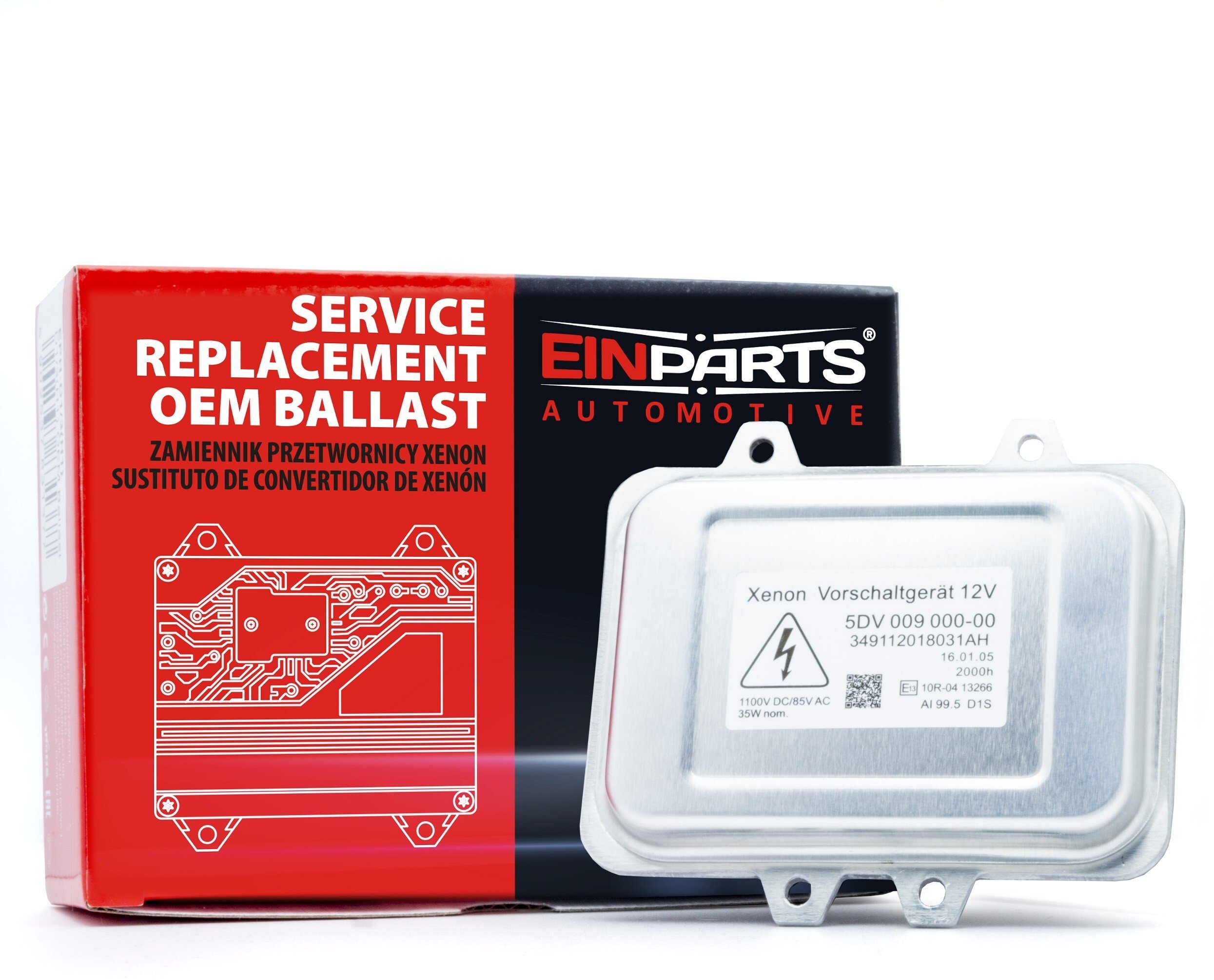 Przetwornica Einparts Automotive EINPARTS PRZETWORNICA XENONOWA EPH-D1/3 DO H1 ZAMIEŃ ZUŻYTE ŻARNIKI NA NOWE