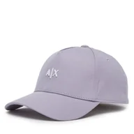 Czapki damskie - Czapka z daszkiem Armani Exchange 954112 CC571 UA047 Fioletowy - miniaturka - grafika 1