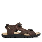 Sandały męskie - Sandały Geox U S. Strada D U8224D 050AU C0705 Brązowy - miniaturka - grafika 1