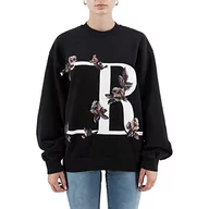 Bluzy damskie - Replay Bluza damska, 098 BLACK, M - miniaturka - grafika 1
