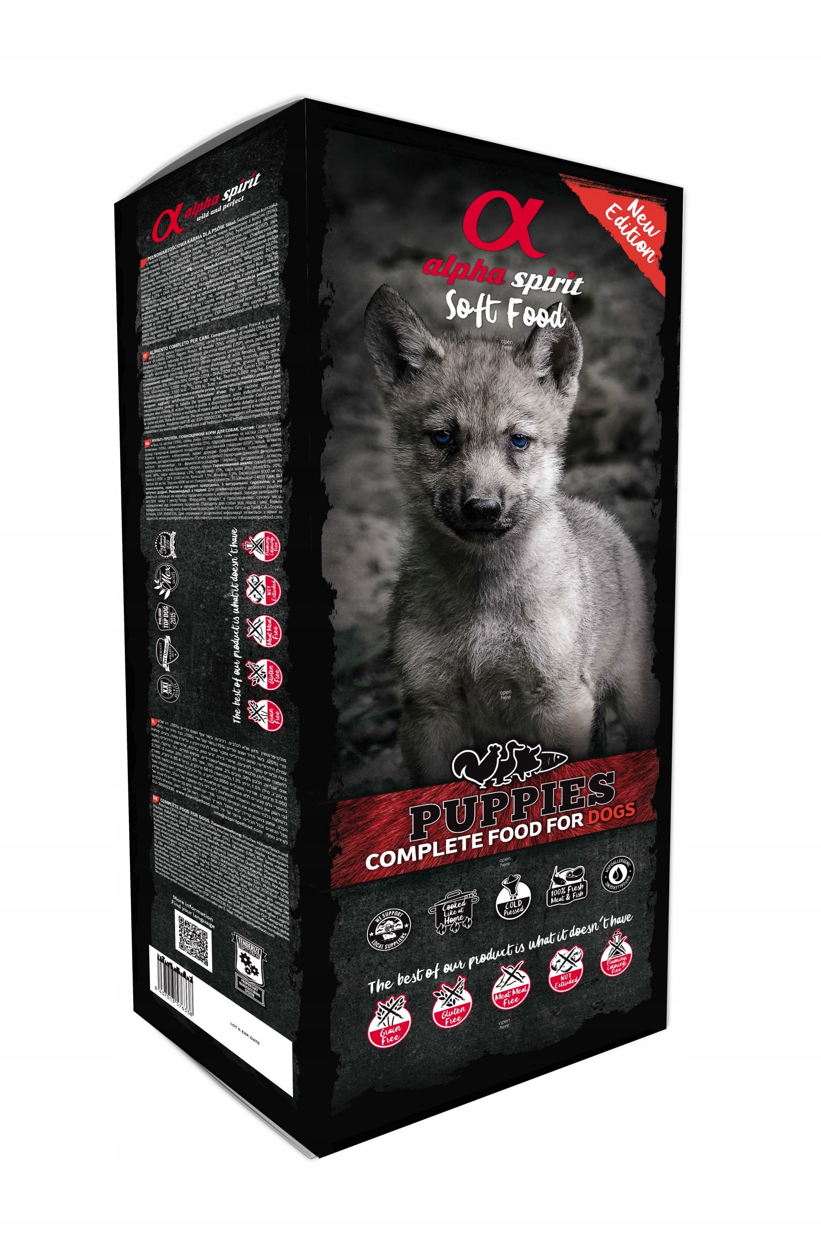 Alpha Spirit PUPPY karma dla szczeniąt TACKA 200g