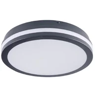 Lampy ogrodowe - Kanlux plafon zewnętrzny LED Beno 24W NW-O-GR 24W 1920lm 4000K 26cm szary IP54 33341 33341 - miniaturka - grafika 1
