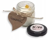 Świece - Mała świeca sojowa Podziękowania - Pomarańcza - miniaturka - grafika 1