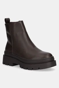 U.S. Polo Assn. botki SHONA003 damskie kolor brązowy na platformie lekko ocieplone SHONA003W/EY1 - Botki damskie - miniaturka - grafika 1