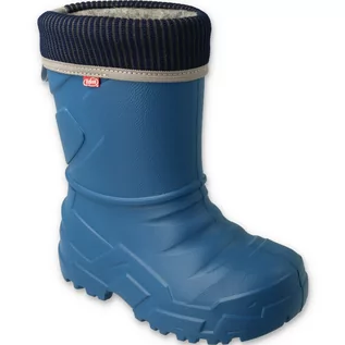 Buty dla dziewczynek - Befado obuwie dziecięce kalosze niebieskie 162X306 - grafika 1