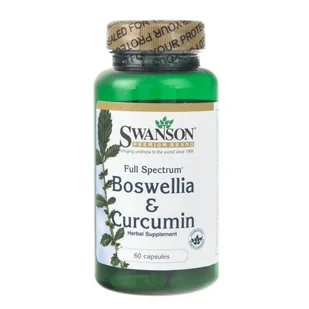 SWANSON Full Spectrum Boswellia & Curcumin 60kaps - Ochrona stawów - miniaturka - grafika 3