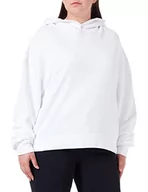 Bluzy damskie - Replay Damska bluza z kapturem W3711A, 001 White, XL (DE) - miniaturka - grafika 1