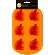 Formy do ciast - Forma silikonowa do pieczenia i deserów DYNIE Wilton, 6 gniazd - miniaturka - grafika 1