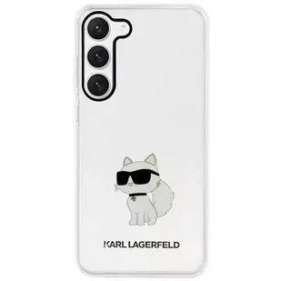 Etui ochronne na telefon Karl Lagerfeld KLHCS23SHNCHTCT do Samsung Galaxy S23 S911 transparent hardcase Ikonik Choupette - Etui i futerały do telefonów - miniaturka - grafika 3