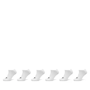 Zestaw 6 par niskich skarpet unisex adidas Trefoil Liner IJ5623 Biały - Skarpetki damskie - miniaturka - grafika 1