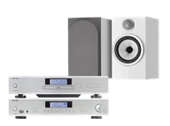 Zestawy stereo - Rotel A14 MkII (srebrny) + CD14 MkII (srebrny) + 706 S3 (biały) - miniaturka - grafika 1