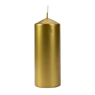 Świece - Bispol Świeca walec SW60/150-213, ZŁOTY METALIK, 1 szt 5906927037165 - miniaturka - grafika 1