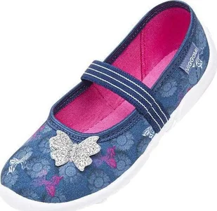 Viggami Tenisówki dziecięce Viggami JENNY granat 26-33 28 - Buty dla dziewczynek - miniaturka - grafika 1