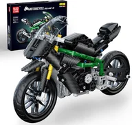 Klocki - Klocki Konstrukcyjne Zestaw 639 El. Motocykl Motor Sportowy Mould King - miniaturka - grafika 1