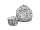 Fotele i pufy dla dzieci - Pufa sako XXXL worek + gratis baby auta01 - miniaturka - grafika 1