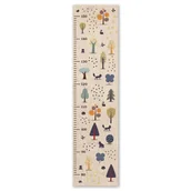 Dekoracje domu - Drewniana miarka wzrostu dla dzieci LAS - miniaturka - grafika 1