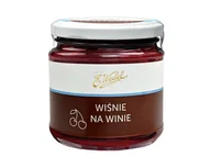 Owoce świeże i suszone - E.Wedel, wiśnie na winie, 200 g - miniaturka - grafika 1