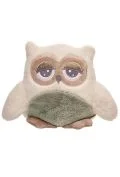 Maskotki i pluszaki - Sowa Abby kremowo-miętowa 23cm - miniaturka - grafika 1