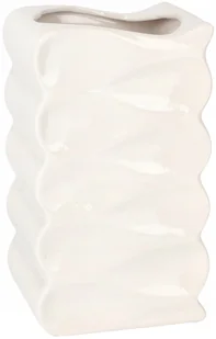 DONICZKA CERAMICZNA DONICA OSŁONA 26 CM BIAŁA - Donice - miniaturka - grafika 1