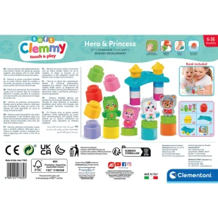 Clementoni Clemmy Zestaw Księżniczki 17835 - Klocki - miniaturka - grafika 5