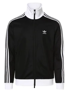 adidas Originals Męska bluza rozpinana Mężczyźni Bawełna czarny|biały jednolity, S - Bluzy męskie - miniaturka - grafika 1