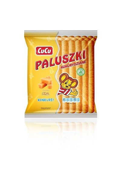 Cucu Paluszki Kukurydziane Toffi Bezglutenowe 50 G